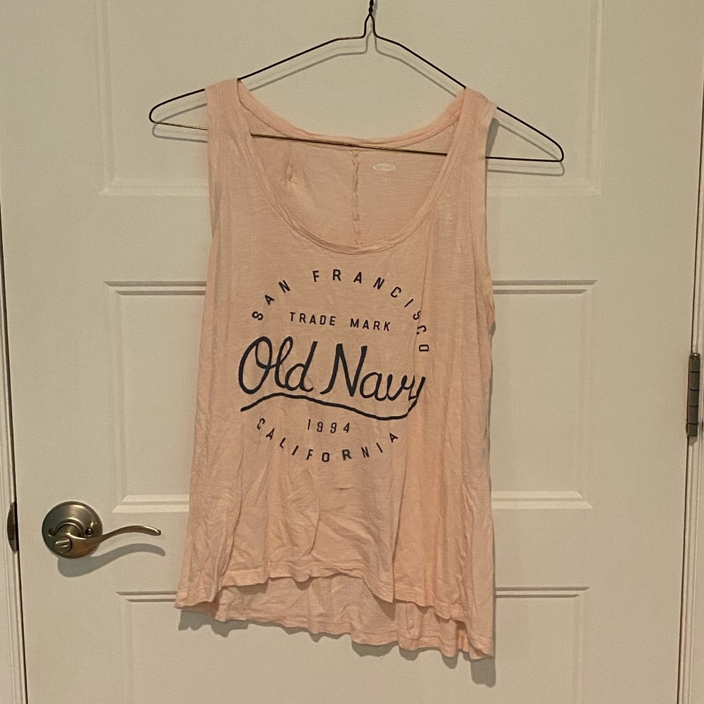 Light pink old navy tank top